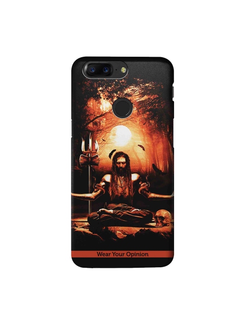 

CelfieDesign Black & Orange Meditation Aghori OnePlus 5T Sustainable Back Cover