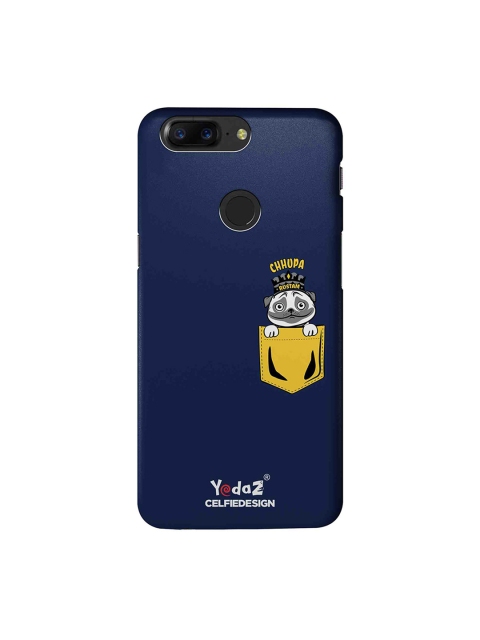 

CelfieDesign Navy Blue & Yellow Chhupa Rustom OnePlus 5T Sustainable Back Cover