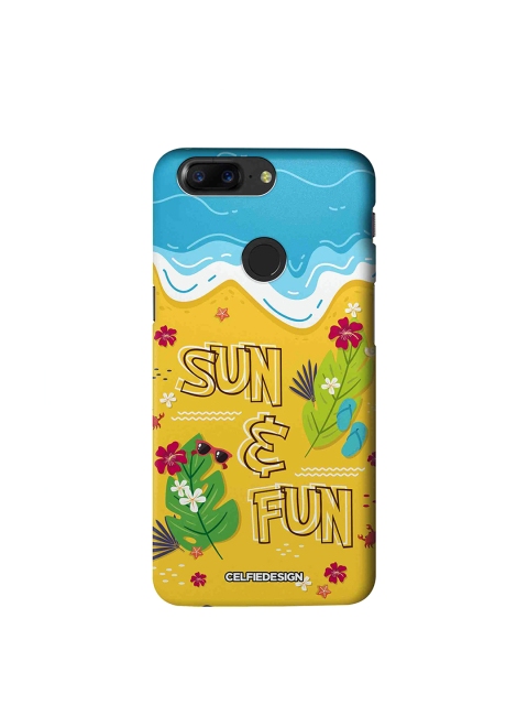 

CelfieDesign Yellow & Blue Sun And Fun OnePlus 5T Sustainable Back Cover