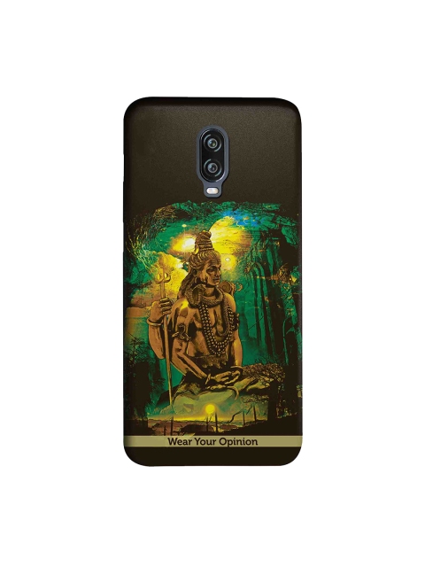 

CelfieDesign Green & Yellow Lord Shiva OnePlus 6T Sustainable Back Cover