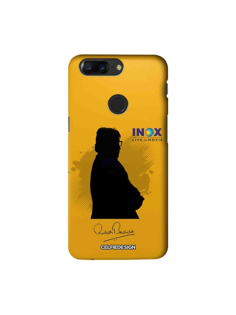 

CelfieDesign Yellow & Black Inox BB Printed OnePlus 5T Sustainable Back Cover