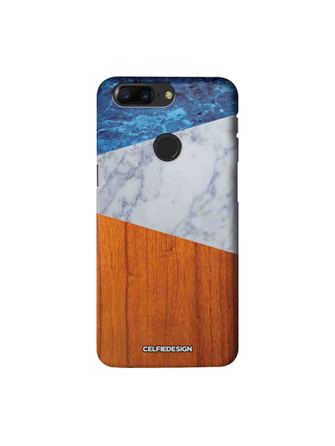 

CelfieDesign Blue & White Marble Wood OnePlus 5T Sustainable Back Cover