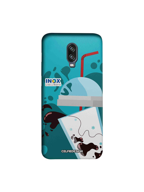 

CelfieDesign Blue & White Inox Sip up OnePlus 6T Sustainable Back Cover