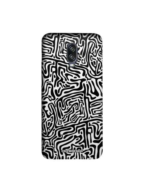 

CelfieDesign Black & White Maze Abstract OnePlus 6T Sustainable Back Cover