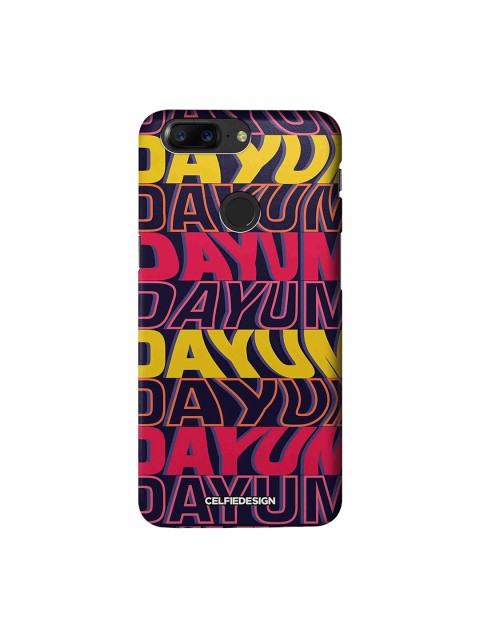 

CelfieDesign Black & Yellow Dayum OnePlus 5T Sustainable Back Cover