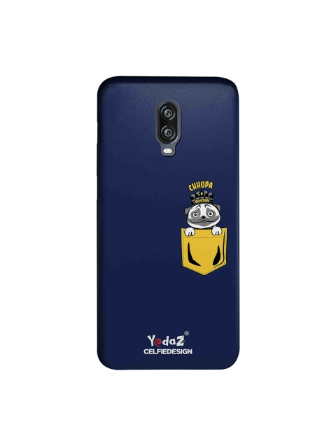 

CelfieDesign Navy Blue Chhupa Rustom OnePlus 6T Sustainable Back Cover