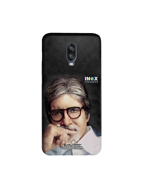 

CelfieDesign Black & White Inox BigB OnePlus 6T Ssuutainable Back Cover