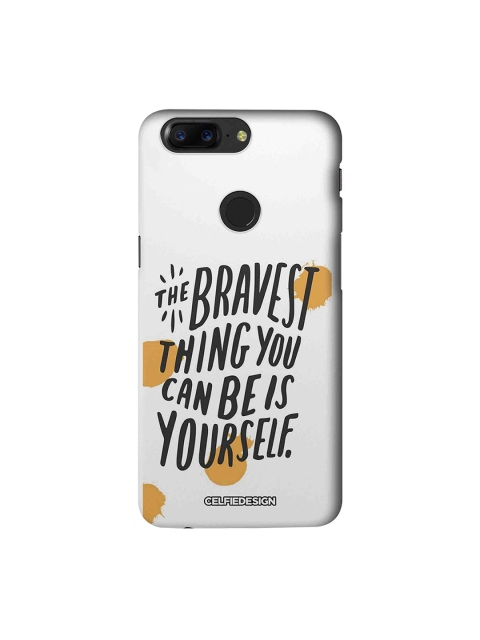 

CelfieDesign White Being Yourself OnePlus 5T Sustainable Back Cover