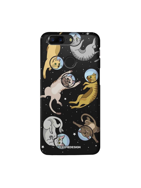 

CelfieDesign Black & Yellow Cat In Space OnePlus 5T Sustainable Back Cover