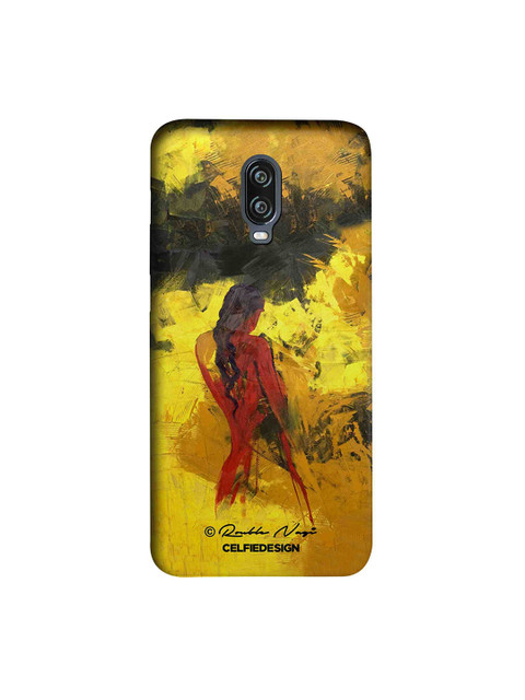 

CelfieDesign Yellow & Red Lady in Red OnePlus 6T Sustainable Back Cover