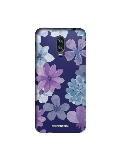 

CelfieDesign Navy-Blue Iris OnePlus 6T Sustainable Back Cover
