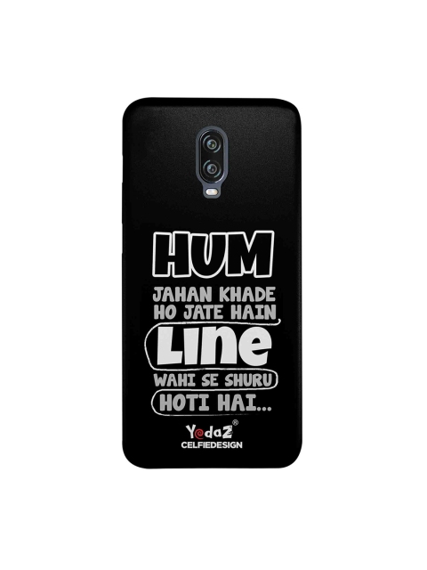 

CelfieDesign Black & White Hum Jahan Khade Ho Jate Printed OnePlus 6T Sustainable Back Cover