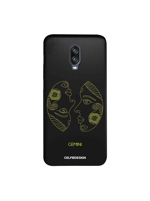 

CelfieDesign Black & Yellow Gemini Zodiac OnePlus 6T Sustainable Back Cover
