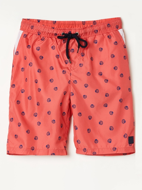 

Fame Forever by Lifestyle Boys Coral Printed Slim Fit Regular Shorts