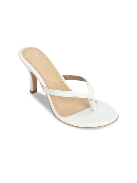 

Truffle Collection Women White Solid Heels