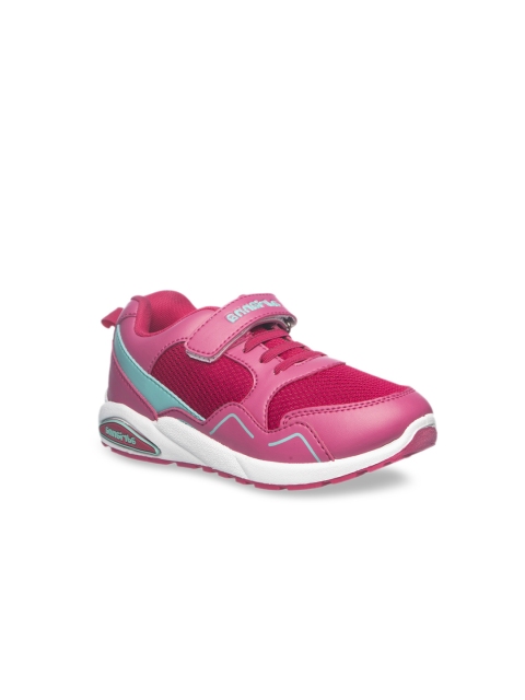 

Khadims Girls Pink Woven Design Slip-On Sneakers