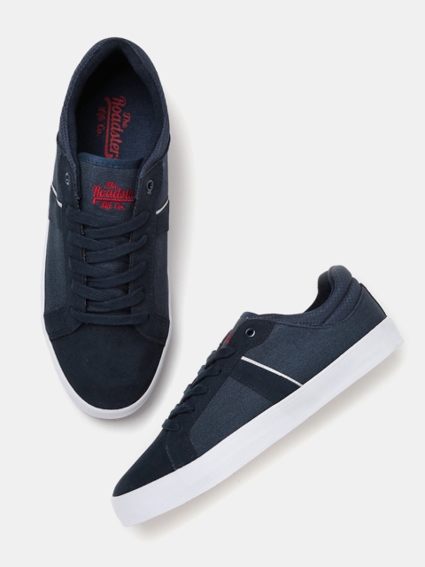 

Roadster Men Navy Sneakers, Navy blue