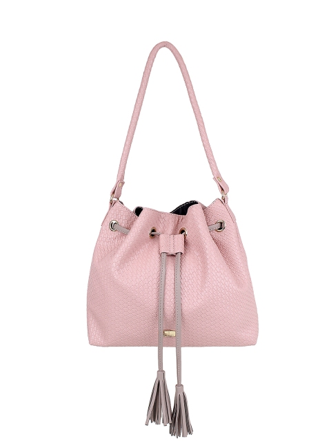

yelloe Pink Colourblocked Shoulder Bag