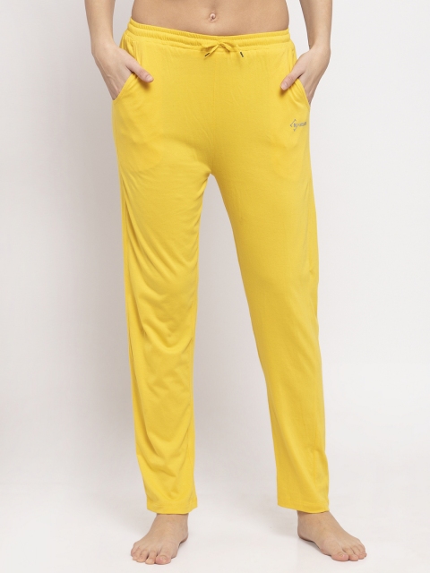 

NEUDIS Women Yellow Solid Lounge Pants