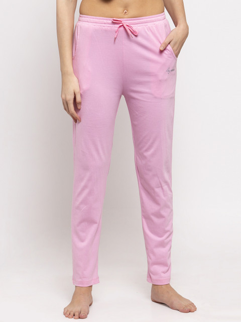 

NEUDIS Women Pink Solid Lounge Pants