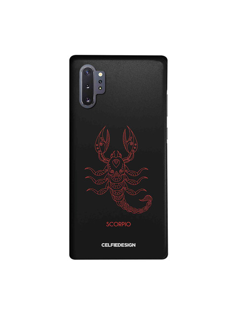 

CelfieDesign Black & Red Scorpio Zodiac Quirky Sustainable Samsung Galaxy Note10 Plus Back Cover