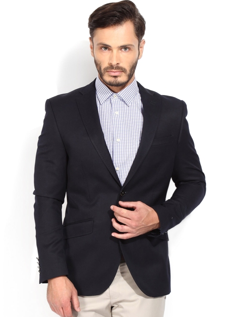 

Blackberrys Navy Slim Fit Single-Breasted Formal Blazer, Navy blue