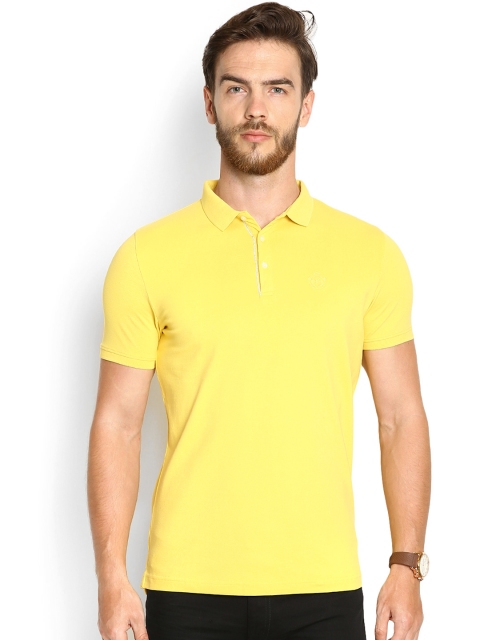 

Blackberrys Yellow Skinny Fit Polo T-shirt