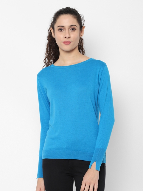 

Allen Solly Woman Women Blue Solid Top