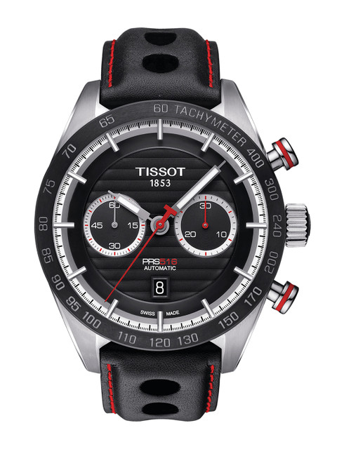 

TISSOT Men Black PRS 516 Automatic Chronograph Watch T1004271605100