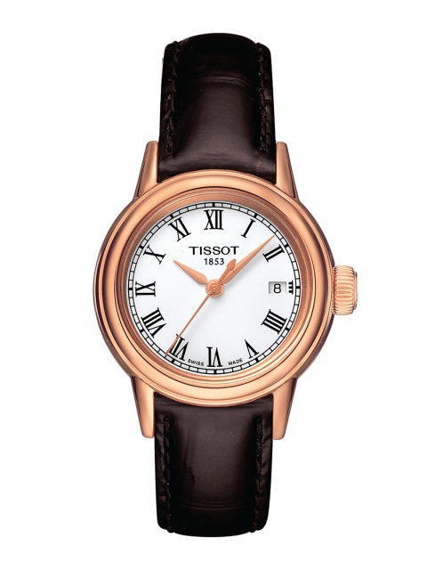 

TISSOT Women White CARSON LADY Analogue Watch T0852103601300