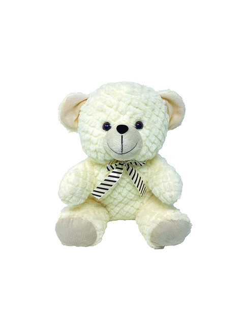 

FUN ZOO TOYS Kids Cream Stuffed Soft Plush Funny Teddy Bear Animal Toy