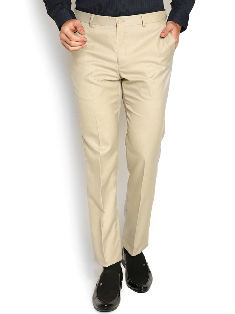 

Blackberrys Beige Skinny Formal Trousers