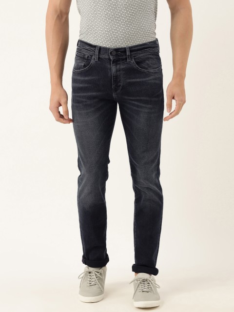 

SELECTED Men Blue Slim Fit Mid-Rise Clean Look Stretchable Jeans
