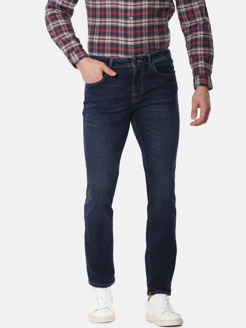 

SELECTED Men Blue Leon Slim Fit Mid-Rise Clean Look Stretchable Jeans
