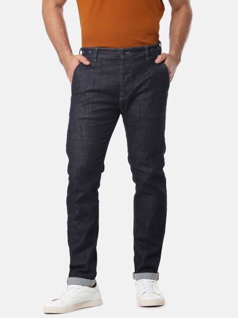

SELECTED Men Navy Blue Slim Fit Mid-Rise Clean Look Stretchable Jeans