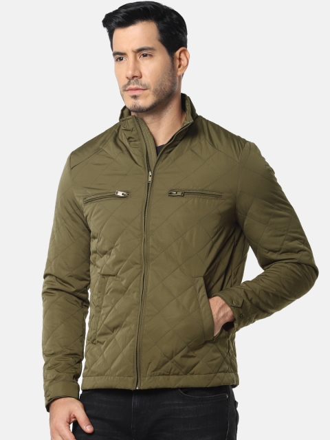

SELECTED Men Olive Green Quilted Jacket
