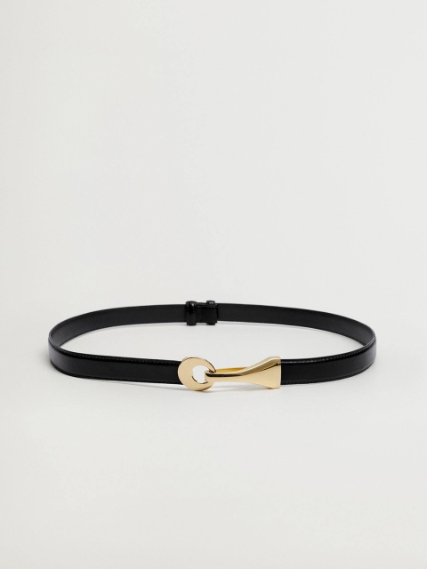 

MANGO Women Black Solid Belt