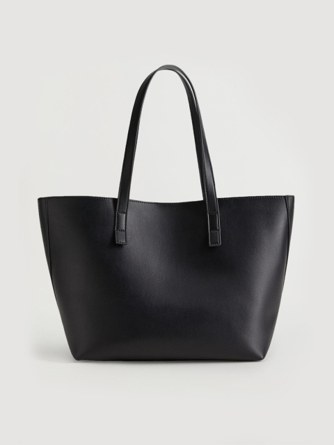 

MANGO Black Solid Shoulder Bag