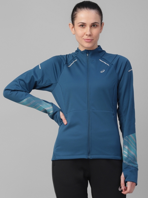 

ASICS Women Blue Solid LITE-SHOW 2 WINTER Sporty Running Jacket
