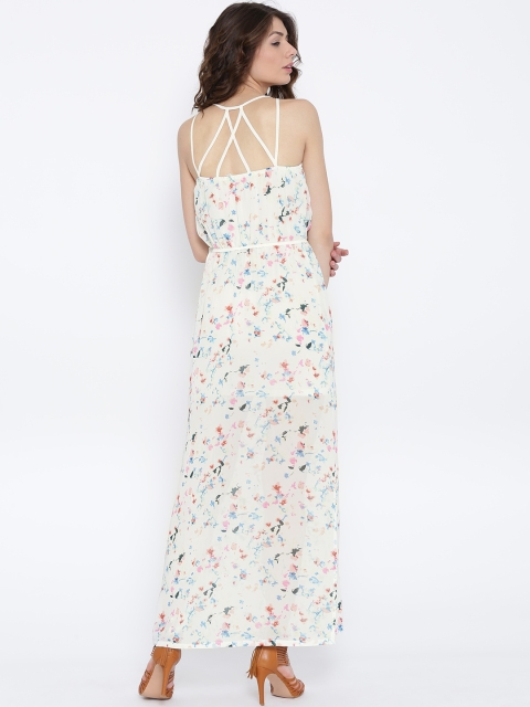 

ONLY White Floral Print Maxi Dress