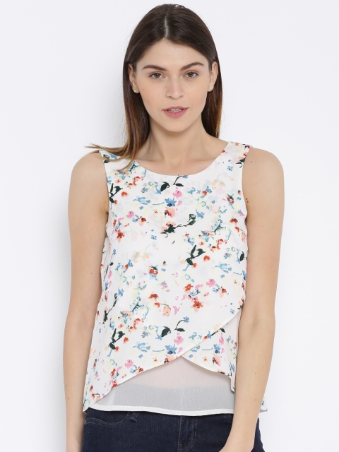 

ONLY White Printed Sleeveless Top