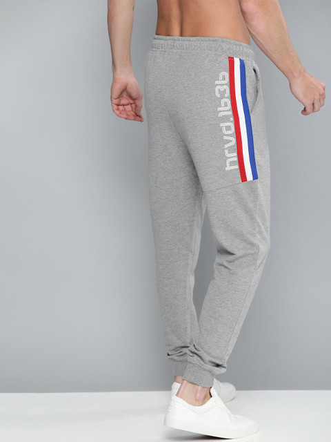 

Harvard Men Grey Solid Straight Fit Joggers