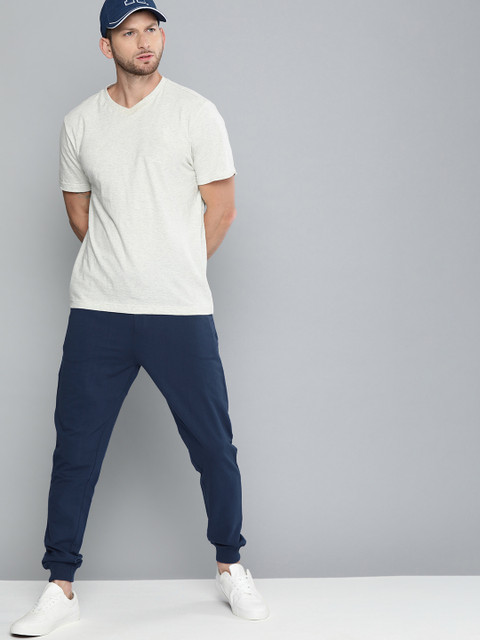 

Harvard Men Navy Blue Solid Straight Fit Joggers