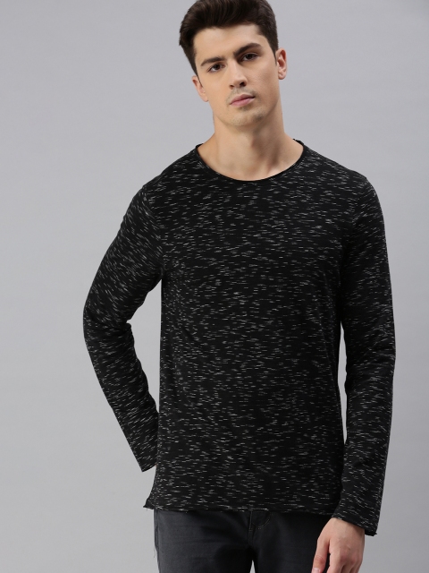 

Harvard Men Black White Printed Pure Cotton T-shirt