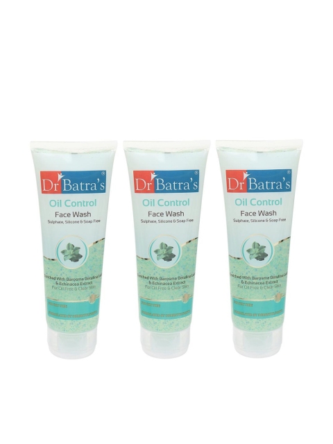 

Dr. Batras Unisex Set Of 3 Oil Control Face Wash 100g each, Blue