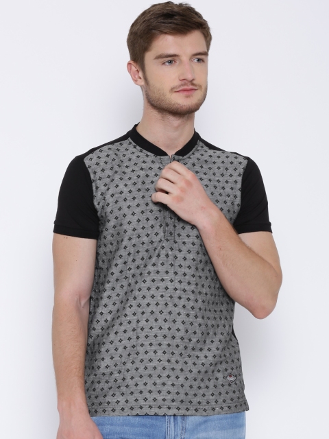 

Status Quo Grey & Black Printed T-shirt