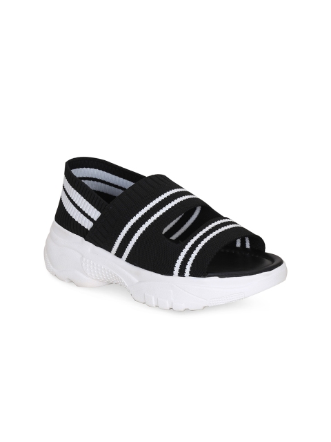 

Get Glamr Women Black & White Flatforms