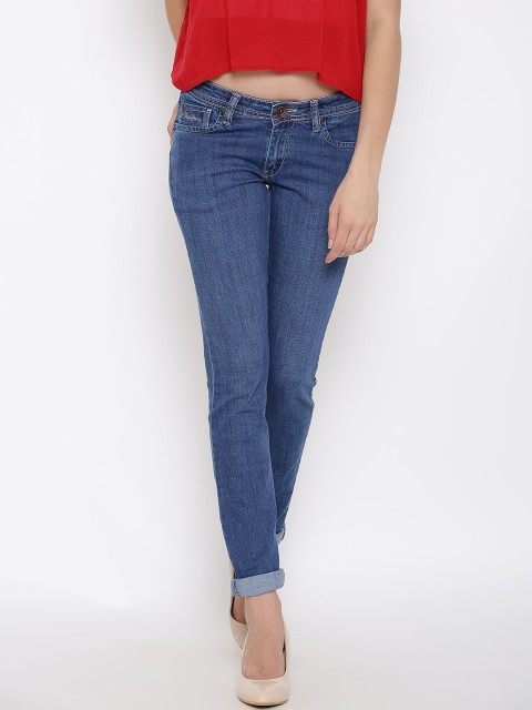 

Pepe Jeans Blue Low-Rise Frisky Fit Jeans