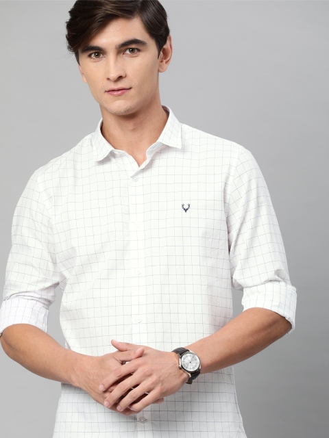 

Allen Solly Sport Men White Slim Fit Checked Casual Shirt