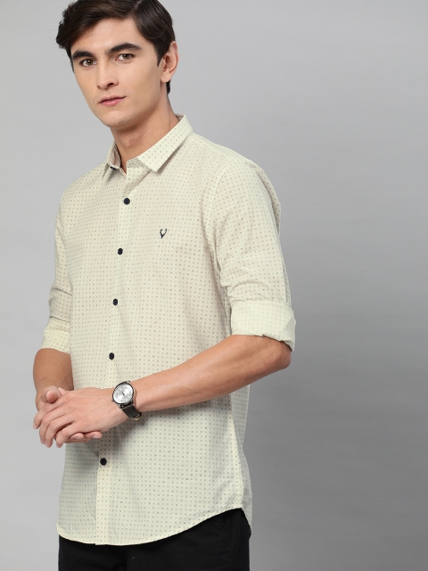 

Allen Solly Sport Men Beige Slim Fit Printed Casual Shirt